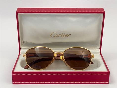 cartier sunglasses wood|cartier sunglasses vintage.